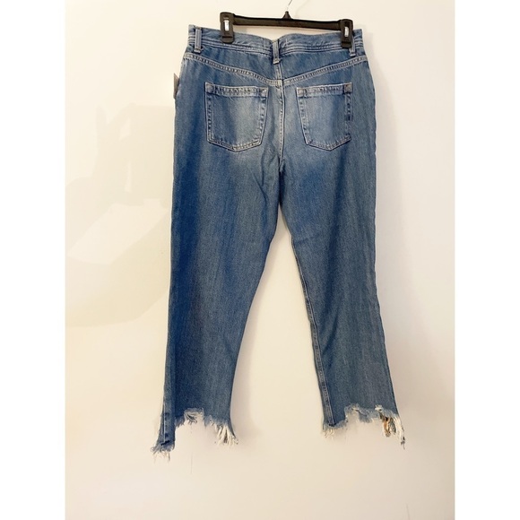 Free People Maggie Mid-Rise Jeans Indigo - Picture 6 of 7